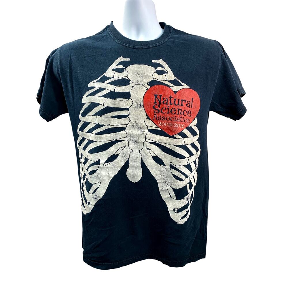 Natural Science Association shirt 2009-2010 back hit= Backbone!! size Small